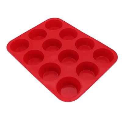 China Classic 12 Cavity Silicone Dessert Mold Sustainable Craft Art Molds DIY Handmade Homemade Molds Factory Sale for sale