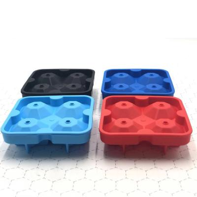 China Viable Silicone Mold Cheap Price Diamond Ice Cube Tray Cream Mold for sale