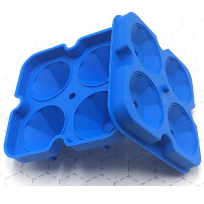 China New Viable Mini Diamond Sphere Tray Custom Palette Set Cube Silicone Molds for sale