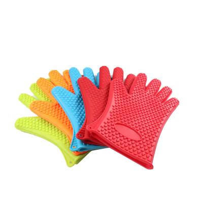 China Modern Life Silicone Microwave Hand Clip Cake Baking Tools Long Pinch Potholder Oven Heat Resistant Cheap Baking Gloves for sale