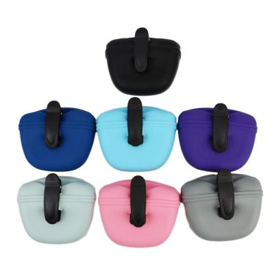 China Sustainable Portable Pet Snacks Fanny Pack Pet Temptation Pet Training Bag for sale