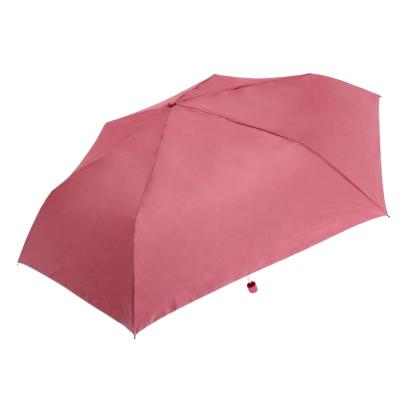 China Minimalist Factory Wholesale Silver Coating 3 Fold Travel Umbrella for sale