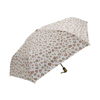 China Leopard Series Minimalist Light Weight And Oepn Automatic Umbrella for sale