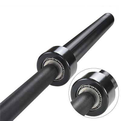 China Universal Black 1500LB Alloy Steel Chrome QPQ Barbell Bar for sale