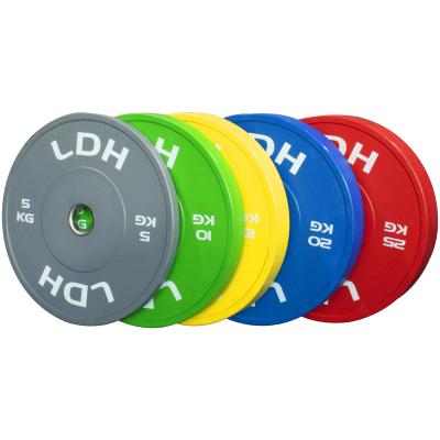 China Durable Popular Custom Rubber Dish Different Weight Plate With Different Color Book Set for sale