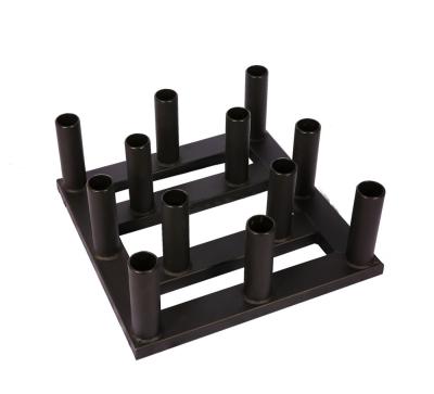 China LDH Cheap Price Gym Barbell Bar Storage Barbell Storage Rack Steel Barbell Rack for sale