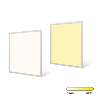 China DC24V 6262 40W 2700-6500K App Control TDC Gapless Smart Wi-Fi Tuya 62x62 Industrial Adjustable Square LED Panel Light Tuya 62x62 for sale