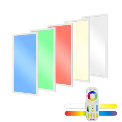 China Industrial 3060 24W RGB+CCT RGBWW RGB Color Changing New Design DMX512 2.4G Wi-Fi Smart Home Party Atmosphere Square RGB LED Panel Light for sale