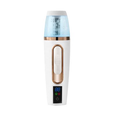 China 2021 New Korean Popular Portable Nano Mist Deep Cleansing Beauty Facial Humidifier Test Skin Deep Cleansing Jet for sale