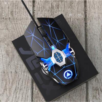 China Luminous gaming mouse gamer gamer cable E-sports Mechanical Mouse High Sensitivity Wired USB Computer Silent Mouse for sale