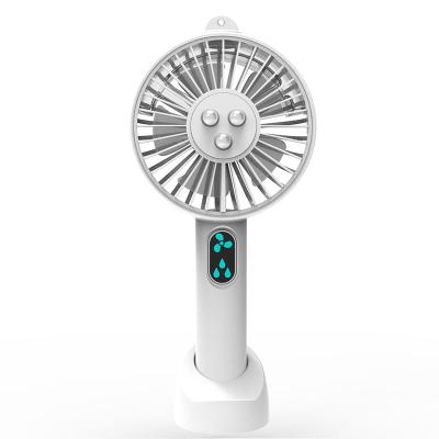 China Mini Portable Fan USB Mini Handheld Rechargeable Electric Misting Fan Mini Spray Mist Fan for sale