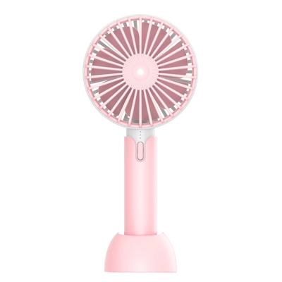 China Heavy Wind With 7 Blades 2021 New Arrival For Summer Electric USB Rechargeable Mini Fan Portable Handheld Fan for sale