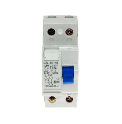 China F362 Series RCCB Earth Leakage Flame Retardant Plastic Electronic / Magnetic Circuit Breaker for sale