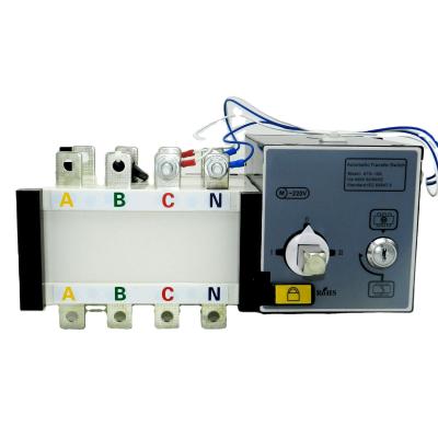 China Double Copper Silver Contact Power Supply Transfer Switch 4P Automatic ATS 100A 200A 400A 630A 1000A 1600A for sale