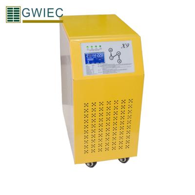 China New China GWIEC Products 12V 220V X9 Pure Sine Wave Hybrid Solar Inverter 306/346*204*374/420(Wheel) for sale