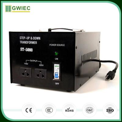 China AC Voltage Converting Device GWIEC Cheap Price AC 5000W Electrical Step Up Transformer 110V From Step And Low To 220V for sale