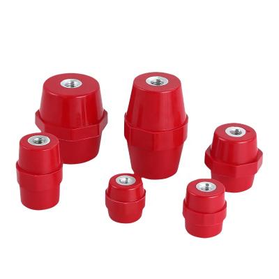 China LOW VOLTAGE Mns Series Red Full Cylindrical Insulator Full Column Insulation Copper Bar Insulation Parts for sale