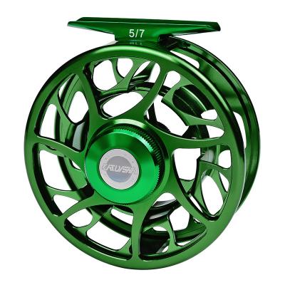 China Metal Body Multiple Sizes Fly Large Reel Shaft Metal Spool Carretes de Pesca Fly Reel Fishing Tackle for sale