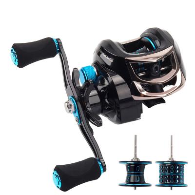 China Metal+plastic Factory Price Water Drop Baitcast Fishing Reels Magnetic Brake Bait Cast Fishing Wheel Fishing Tackle for sale