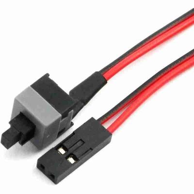 China Pc Charging For Reset Motherboard Cable Desktop Computer PC Case Button Power Cord Power Red Cable ATX Re-start Cable SW Switch  50CM for sale