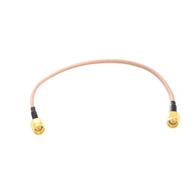 China Home Appliance SM A Male To SM A Male With Nut Bulkhead RF Coax Pigtail Cable RG316 Connector Adapter Plastic Cable for sale