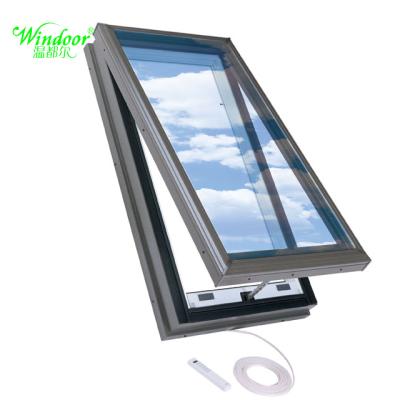 China Sliding Energy Savings Prefab Operable Glass House Skylight for sale