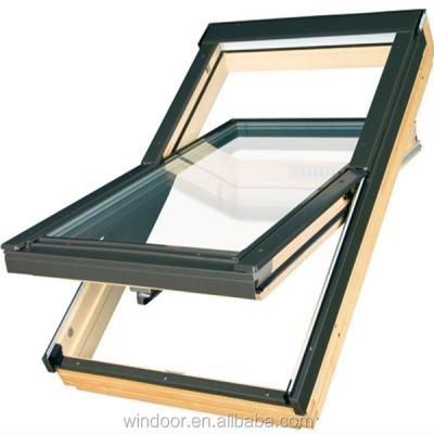 China Magnetic Screen Roof Window Skylight Window With 5mm+12A+5mm Alu Wall Building Glass Window for sale