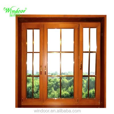 China Swing Color Window Aluminum Window Wood Design For Home for sale