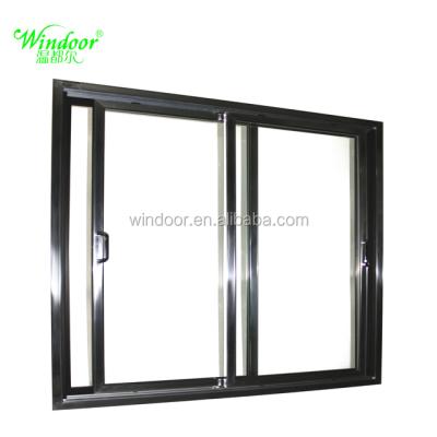 China Swing Powder Coated Aluminum Door / Outside Tempered Glass Aluminum Door for sale