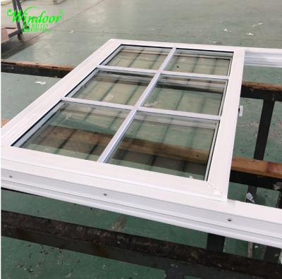 China Sliding CONCH Profile PVC Frame Casement Window For Home for sale