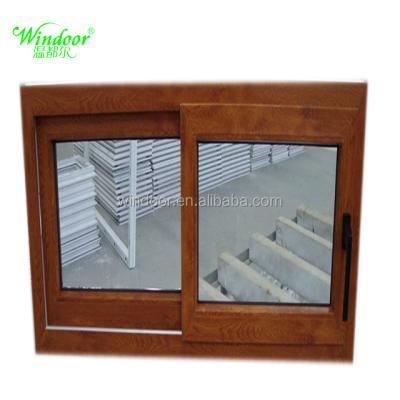 China Larch wooden swing louvered window / white oak wooden louvered windows and window shutters for sale