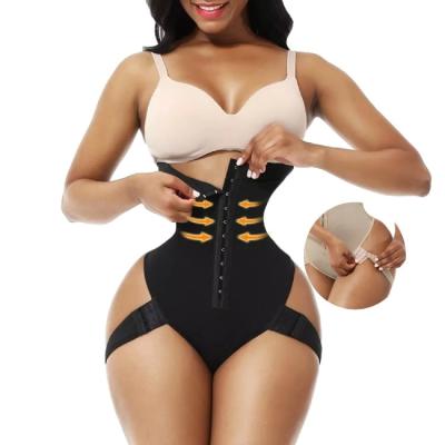 China Breathable Butt Lifter Control Panties Waist Trainer Tummy Body Shaper High Waist Belt Slimming Plus Size Shapewear Corset Fajas for sale