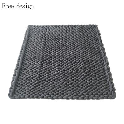 China 2021 Hot Selling Memory Cotton High Quality Hand - Woven Throw Chunky Knit For Sleeping for sale