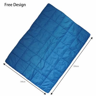 China High Quality Hybrid Type 3 In 1 Cotton Blanket Sleeping Bag Camping Accessories For Adult Outdoor Camping for sale