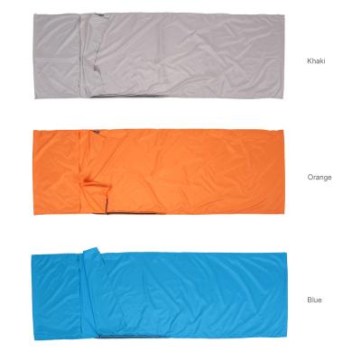 China Envelope Type 230T Pongee Sleeping Bag Liner Lightweight Travel And Camping Sheet For Hotel Sleeping Bag for sale