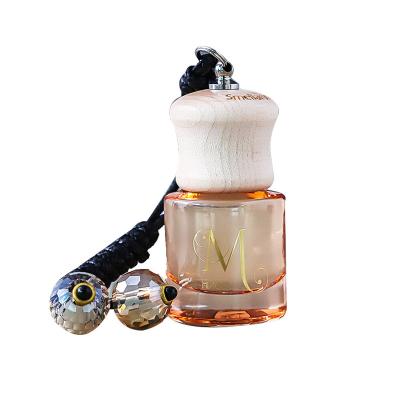 China Gift & Craft Fragrance Hanging Diffuser Car Perfume Bottle Empty 5ml 8ml 10ml Glass Car Air Freshener Perfume Bottle Cear Car Diffuser Bottle for sale