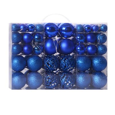 China Colorful Decoration Christmas Ornaments Ball 100 Balls Set For Christmas Tree Decoration for sale