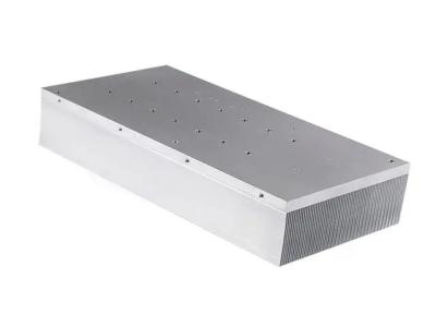 China 5-50mm Fin Height Anodized Aluminum Fin Heat Exchanger For Electronic Cooling for sale