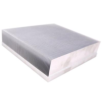 China 1-10mm Base Thickness CNC Processed Fin Aluminum Heat Sink Custom for sale