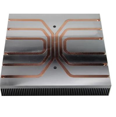 China CNC Machining Part Double Side Spreading IGBT Assemblies Aluminum Heat Pipe Heat Sink for sale