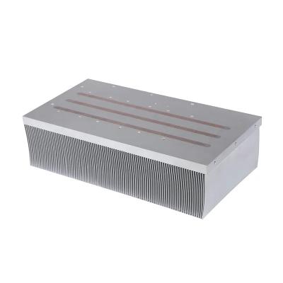 China 4 Heat Pipes Aluminum Fin Copper Base Heatsink For Heat Dissipation for sale