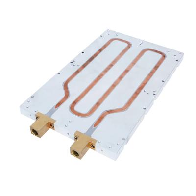 China Semiconductor Aluminum Water Cooling Block Custom Liquid Cold Plate CPU Water Cold Block for sale