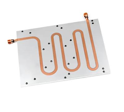 China OEM Custom Liquid Cold Plate Water Cooling Heatsink With Stainless Steel Tube for sale