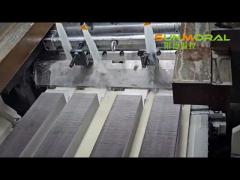 skiving fin process multiple heat pipe heatsink for industrial devices cooling