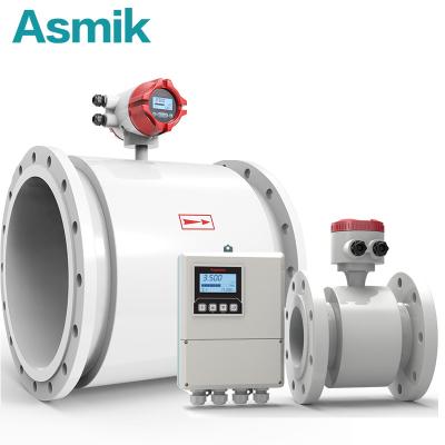 China Hot Selling PFA Asmik Smart Low Price And Wholesale Electromagnetic Flow Meter Water Sewage Treatment Flow Meter for sale