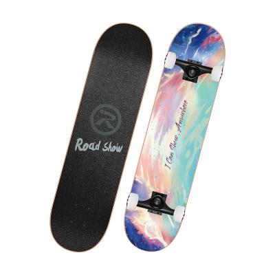 China High Productivity 31x8 Inch 95A PU Wheel Adult Skateboard Skateboard Deck Graphic Skateboard for sale