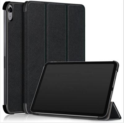 China Magnetic Auto-sleep Function Custom Logo PU Leather Smart Cover Stand Up Hard PC Tablet Case For iPad mini 6 2021 for sale