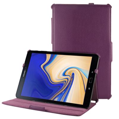 China Premium Leather Protective Folio Stand Smart Tablet Case For Samsung Galaxy Tab S4 10.5 for sale