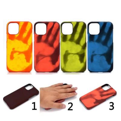 China Color Changing Thermal Sensor Phone Case Heat Induction Phone Case For iPhone 11 2019 for sale