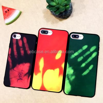 China Wholesale PU+TPU Alibaba Heat Sensitive Color Changing Thermo Phone Case For iPhone 7 for sale